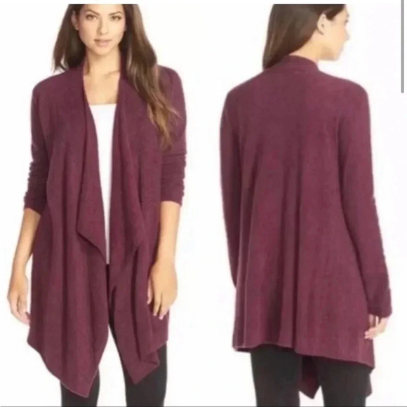 Barefoot Dreams Cozychic Lite Island Wrap Cardigan Size  S/M - Picture 1 of 7